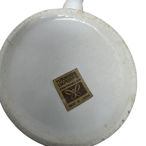 Vintage Vandor Imports‎ Giraffe Coffee Mug Bamboo Style Handle - Picture 7 of 7